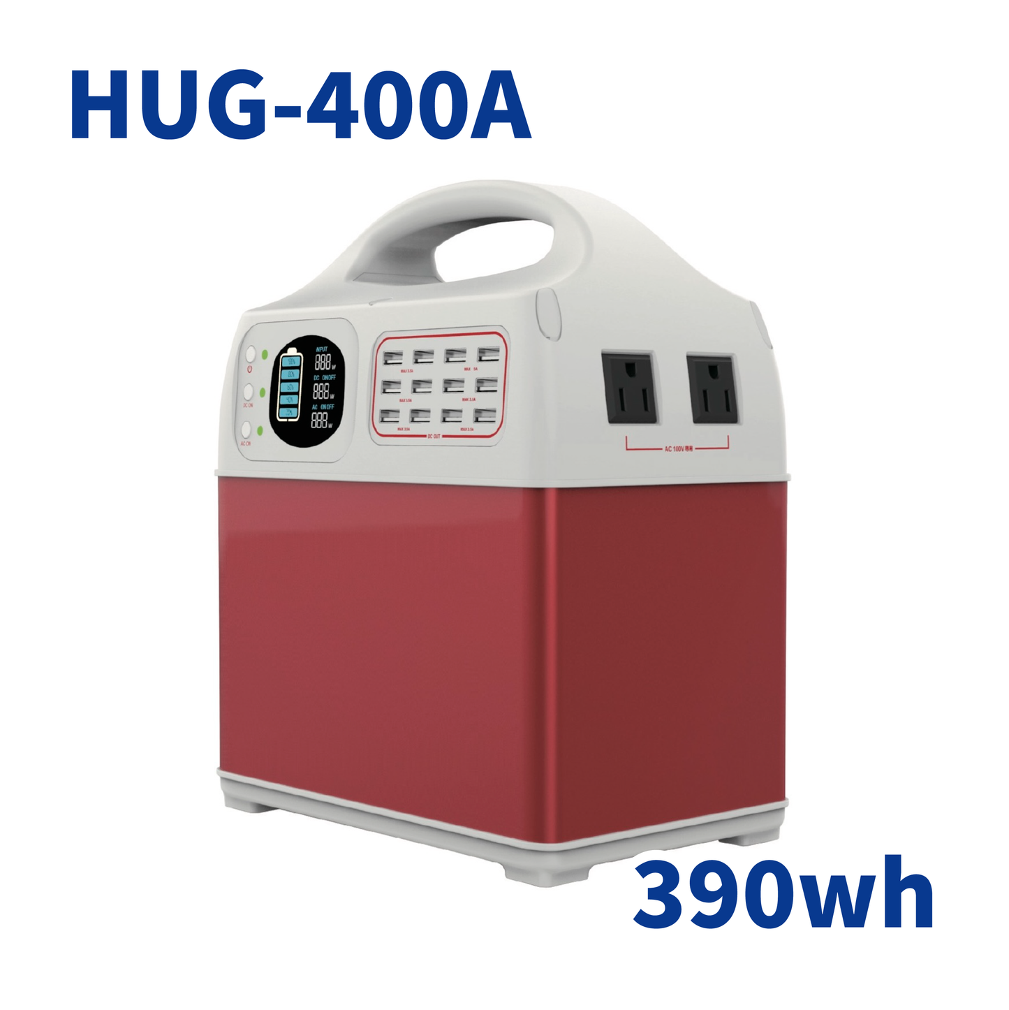 390Whリチウムイオン蓄電池　HUG-400A　